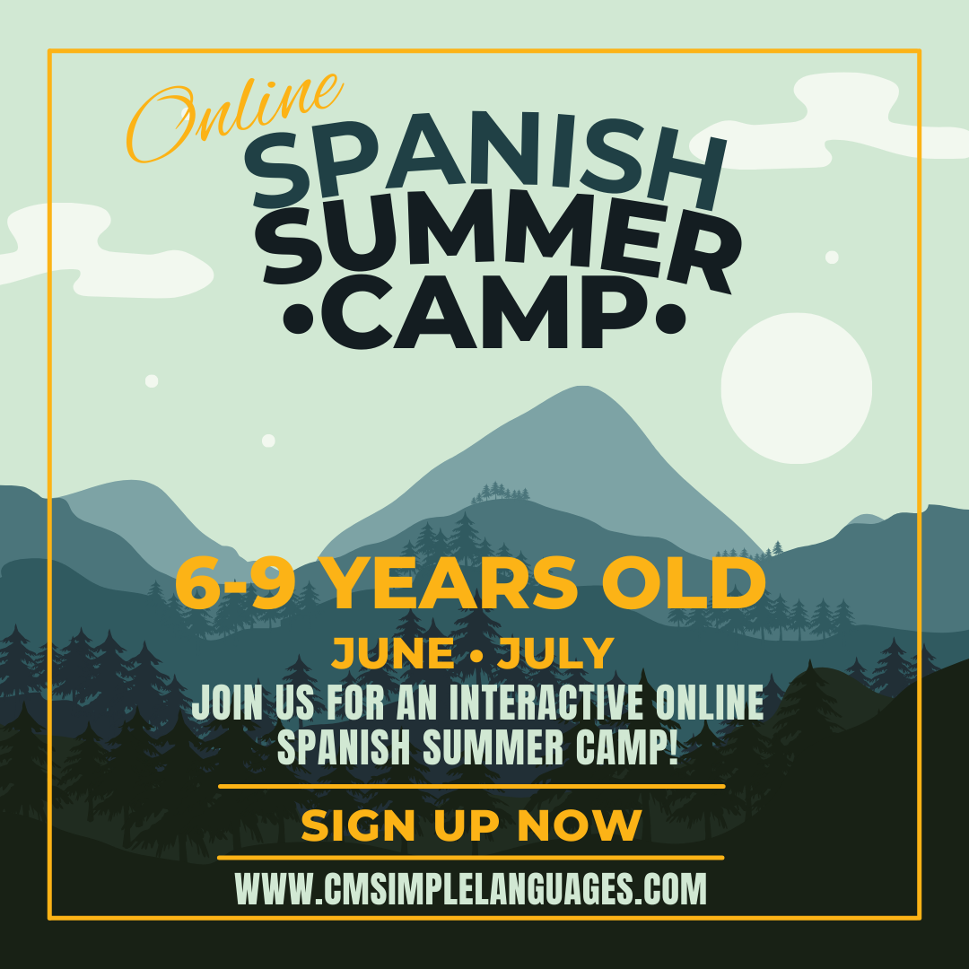 2025 Summer Camp for Lower Elementary. Online Spanish Tue_Th (10:00 am CT)